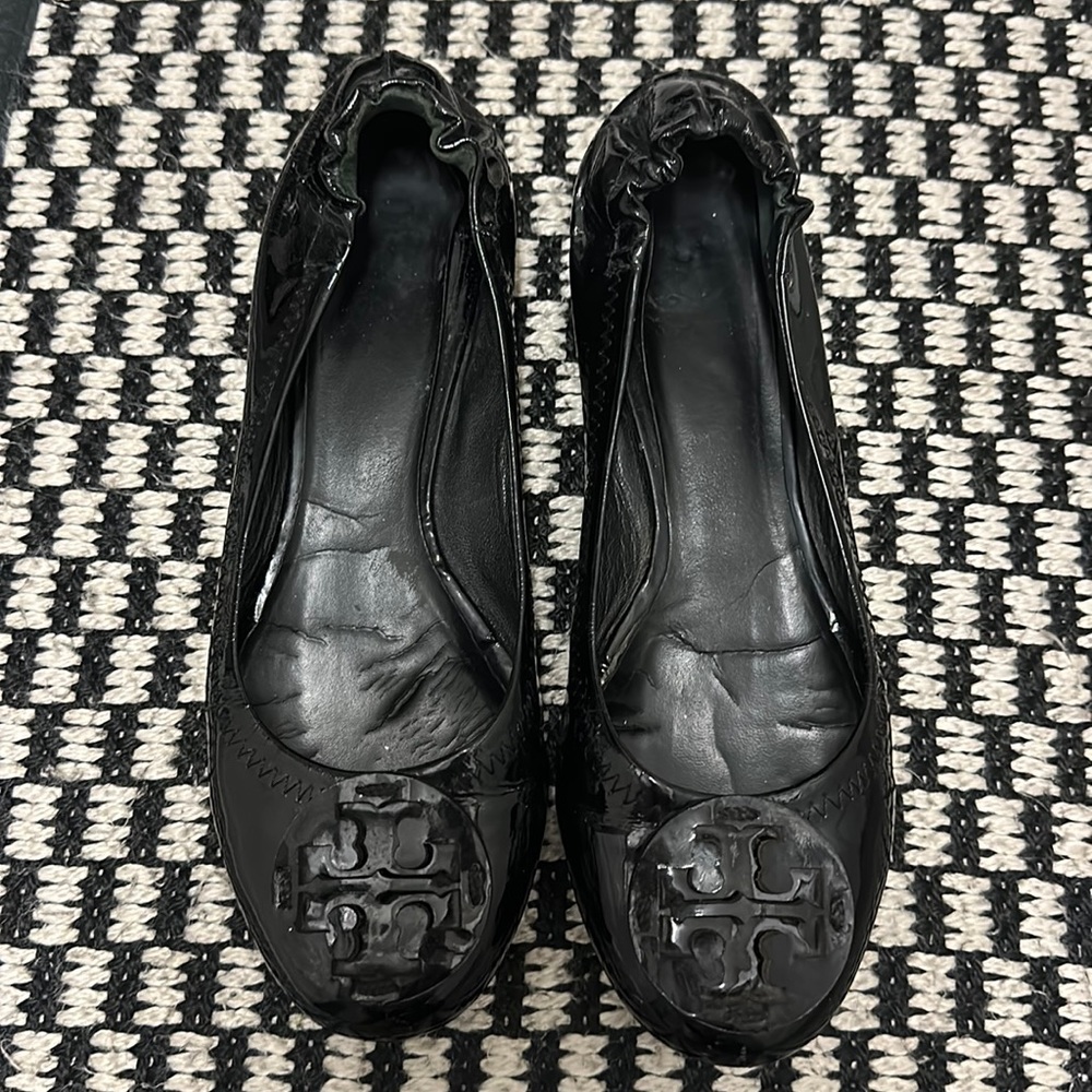 Tory Burch Black ballet shoes